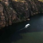 river cruise boat going up Katherine Gorge