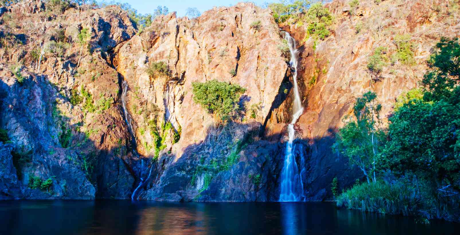 waterfall and swimming hole in the Northern territroy