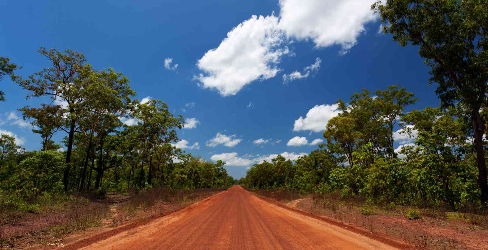 red dirt road