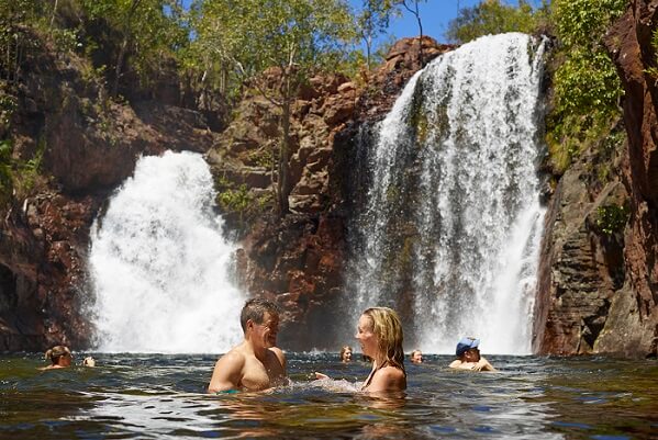Swimming at Wangi Falls