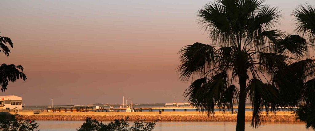 Darwin Waterfront at sunset