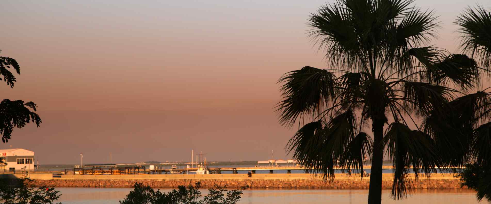Darwin Waterfront at sunset